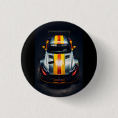 Kleurrijke Matte Race Auto Gedrukte Button (Voorkant)