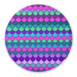 Kleurrijke Meerkleurige Meermin Keramische Knop