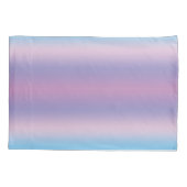 Kleurrijke Meisjes Pastel Blauw Paarse Gradiënt St Kussensloop (Achterkant-Links)