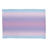 Kleurrijke Meisjes Pastel Blauw Paarse Gradiënt St Kussensloop (Voorkant-Links)