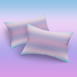 Kleurrijke Meisjes Pastel Blauw Paarse Gradiënt St Kussensloop