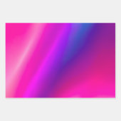 Kleurrijke Metallic Folie Art Wrapping Paper Sheet (Voorkant)