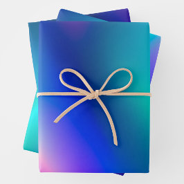 Kleurrijke Metallic Folie Art Wrapping Paper Sheet