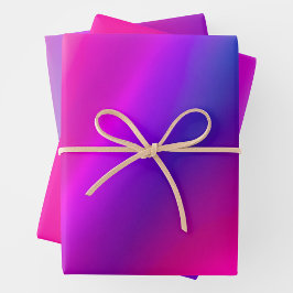 Kleurrijke Metallic Folie Art Wrapping Paper Sheet