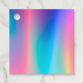 Kleurrijke Metallic Folie Kunst Cadeautags Bedankjes Labels