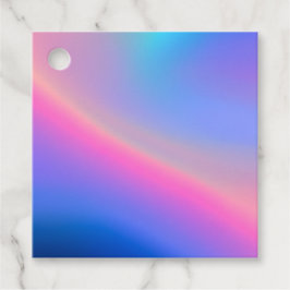 Kleurrijke Metallic Folie Kunst Cadeautags Bedankjes Labels