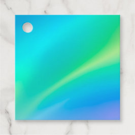 Kleurrijke Metallic Folie Kunst Cadeautags Bedankjes Labels