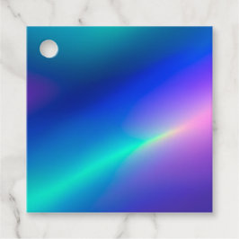 Kleurrijke Metallic Folie Kunst Cadeautags Bedankjes Labels