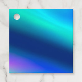 Kleurrijke Metallic Folie Kunst Cadeautags Bedankjes Labels