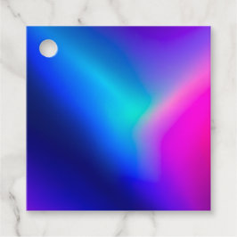 Kleurrijke Metallic Folie Kunst Cadeautags Bedankjes Labels