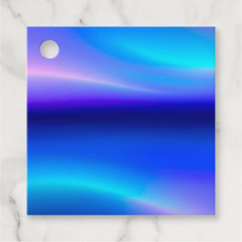 Kleurrijke Metallic Folie Kunst Cadeautags Bedankjes Labels