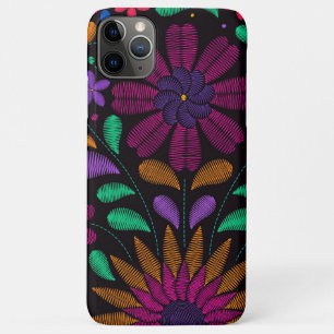 Kleurrijke Mexicaanse borduurwerk iPhone 11 Pro Max Hoesje