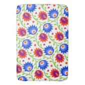 Kleurrijke Mexicaanse stijl Floral Pattern Elegant Badmat (Voorkant Verticaal)