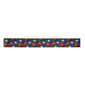Kleurrijke Mexicaanse stijl Floral Pattern Elegant Lint (Voorkant)