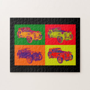 Kleurrijke Mg Tc Antiek Pop auto Legpuzzel