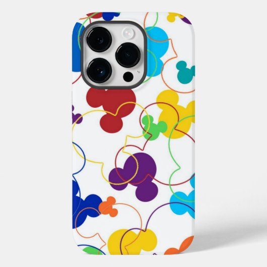 Kleurrijke Mickey mouse Case-Mate iPhone Case (Achterkant)