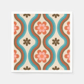 Kleurrijke middeleeuwse moderne regenboogterugloop servet (Voorkant)