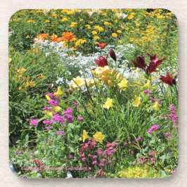 Kleurrijke middelmatige zomertuinen! onderzetter