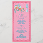 Kleurrijke mod borduurwerk menu (Voorkant)