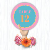 Kleurrijke Mod Borduurwerk Save the Date Kaart