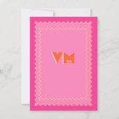 Kleurrijke Mod Bright Bold Retro Afstuderen Kaart (Achterkant)