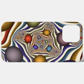 Kleurrijke, moderne Abstracte fractale kunst omhoo Case-Mate iPhone Case (Achterkant (horizontaal))