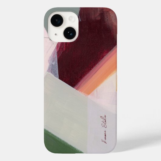 Kleurrijke Moderne Abstracte Kunst Aangepaste Naam Case-Mate iPhone Case (Achterkant)