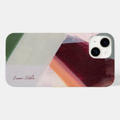Kleurrijke Moderne Abstracte Kunst Aangepaste Naam Case-Mate iPhone Case (Achterkant (horizontaal))
