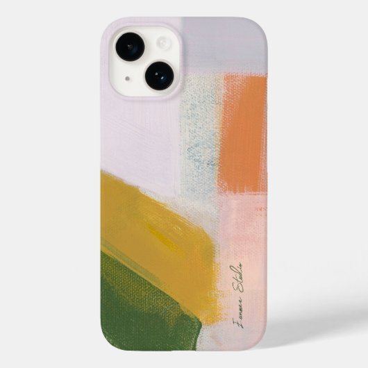 Kleurrijke Moderne Abstracte Kunst Aangepaste Naam Case-Mate iPhone Case (Achterkant)