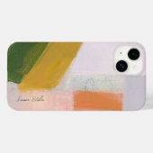 Kleurrijke Moderne Abstracte Kunst Aangepaste Naam Case-Mate iPhone Case (Achterkant (horizontaal))