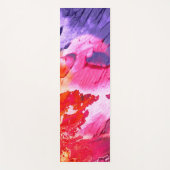Kleurrijke moderne Abstracte verf Yogamat (Voorkant)