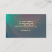 kleurrijke moderne abstracte visitekaartjes (Achterkant)