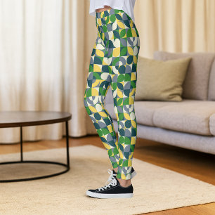 Kleurrijke moderne Bauhaus Abstracte geometrische Leggings