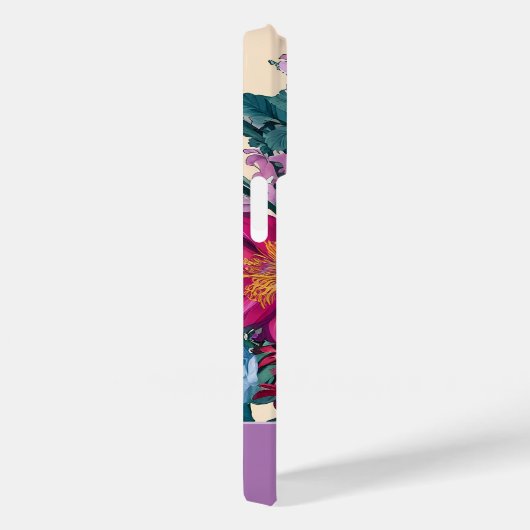 Kleurrijke moderne bloemschikking Case-Mate iPhone case (Achterkant / Rechts)