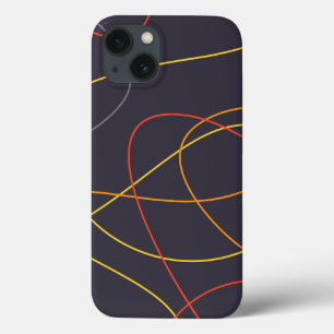 Kleurrijke, moderne, eenvoudige, trendy, boze romm iPhone 13 hoesje