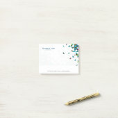 Kleurrijke moderne geometrische Abstracte driehoek Post-it® Notes (Op bureau)