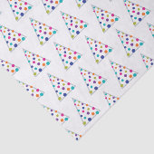 Kleurrijke moderne kerstboom tissuepapier (Detail)