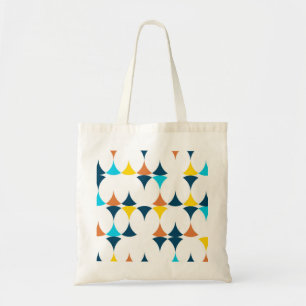 Kleurrijke, moderne, koele, trendmatige geometrisc tote bag