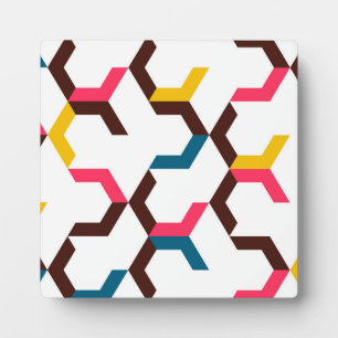 Kleurrijke, moderne, koele trendy chevron arrow vo fotoplaat