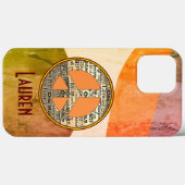 Kleurrijke Moderne Kunst Liefde en Vredesbord Case-Mate iPhone Case (Achterkant (horizontaal))