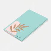 Kleurrijke moderne minimalistische Boho Retro Post-it® Notes (Schuin)