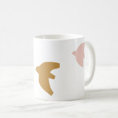 Kleurrijke moderne Nordic Birds Coffee Mok (Voorkant rechts)