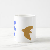 Kleurrijke moderne Nordic Birds Coffee Mok (Center)