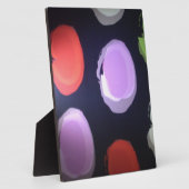 Kleurrijke moderne patroon Polka Dot Art Print Fotoplaat (Zijkant)