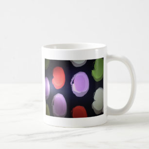 Kleurrijke moderne patroon Polka Dot Art Print Koffiemok