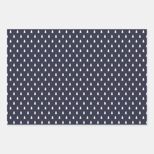 Kleurrijke moderne plaid en kerstbomen inpakpapier vel (Voorkant 2)