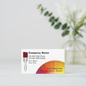 Kleurrijke moderne schilder Visitekaartjes (Staand voorkant)