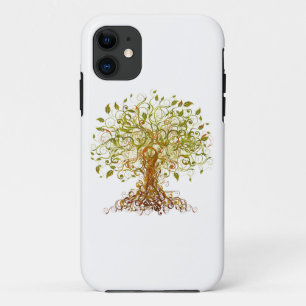 Kleurrijke modernistische boom 13 iPhone 11 hoesje
