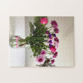 Kleurrijke Moederdag Mama Boeket + aangepaste opti Legpuzzel (Horizontaal)