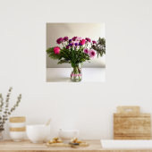 Kleurrijke Moederdag Mama Boeket + aangepaste opti Poster (Keuken)